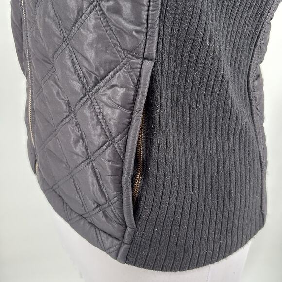Prana Women’s Black Quilted Zip Up Vest Size Small - Picture 7 of 14